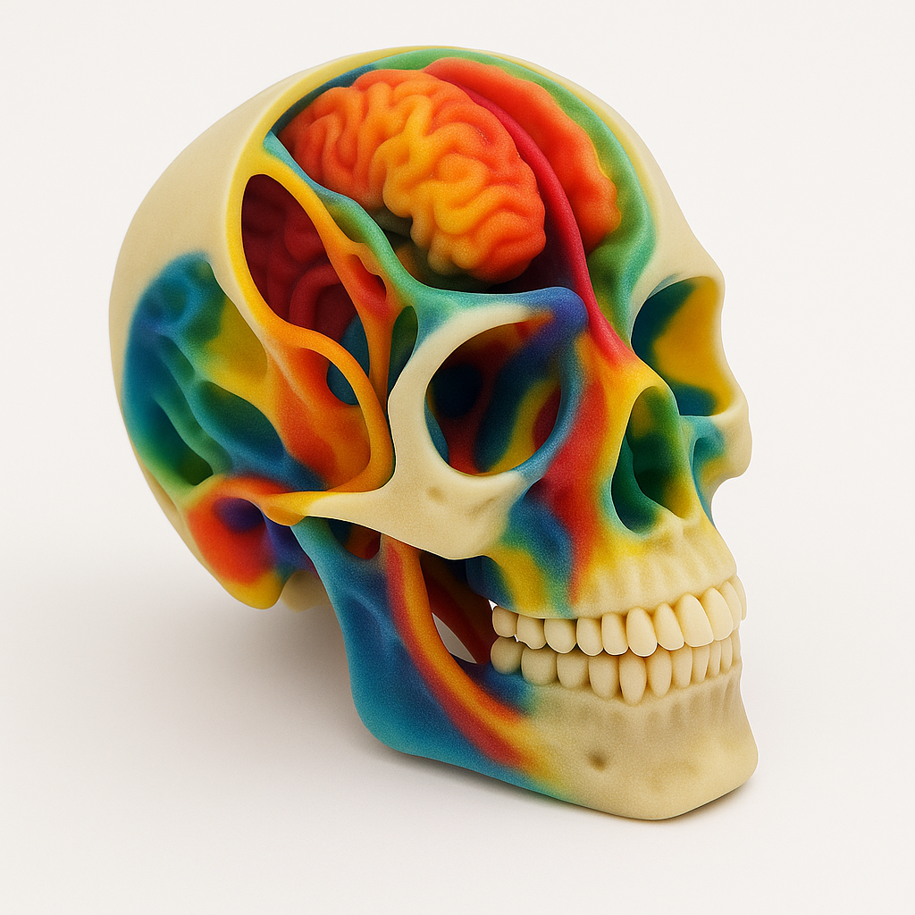 3d skull